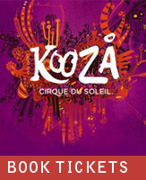 Buy tickets for cirque_du_soleil_kooza at Grand Chapiteau at Stampede Park